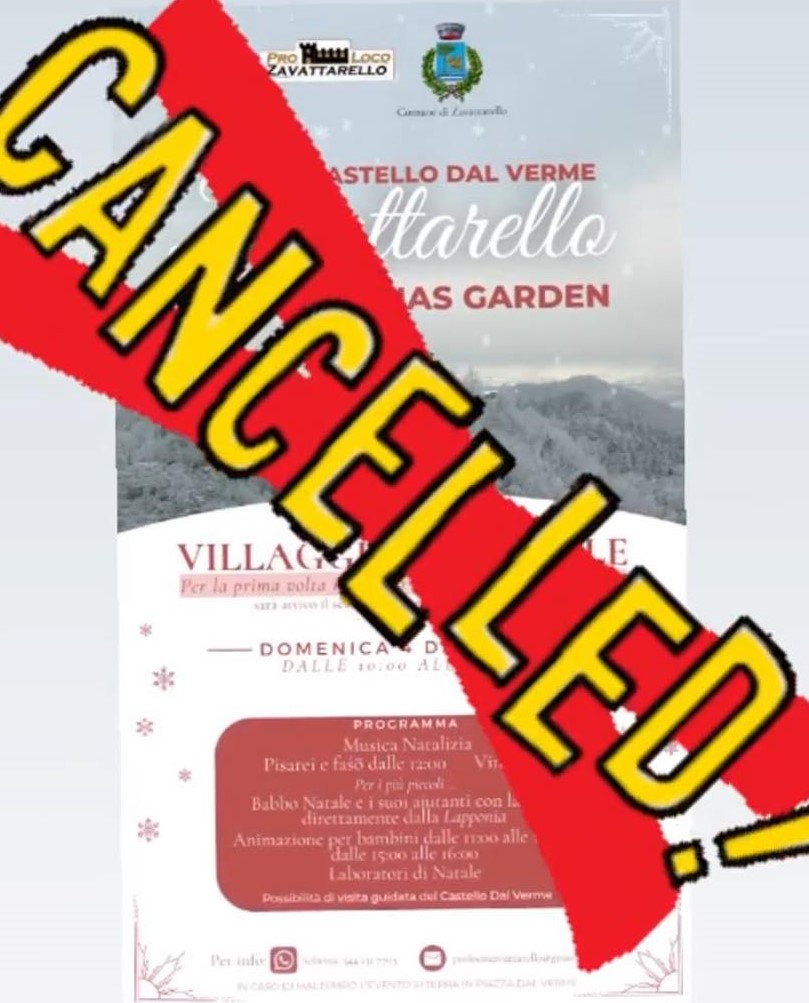 EVENTO ANNULLATO - IL VILLAGGIO DI NATALE DOMENICA 04 DICEMBRE 2022